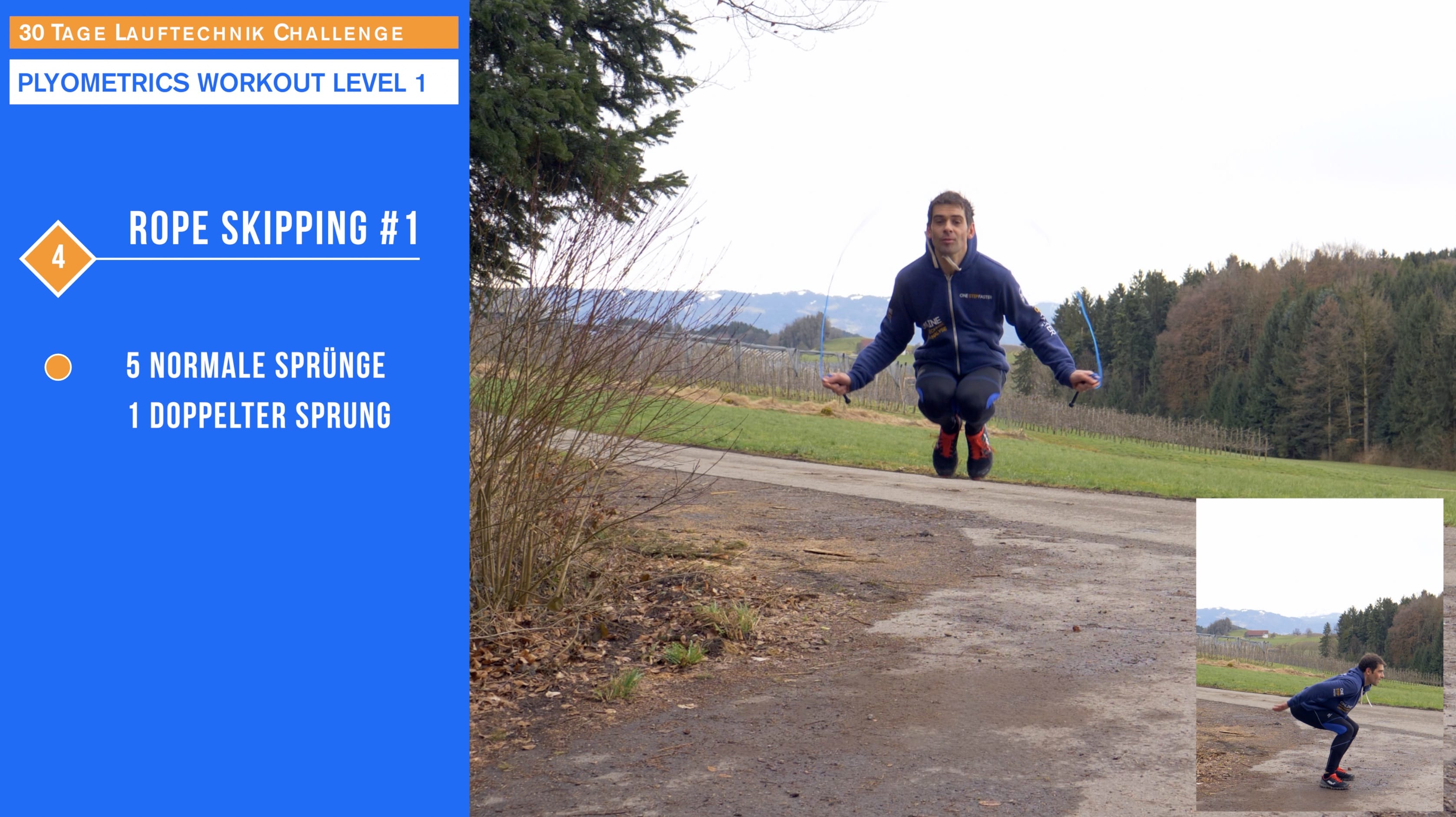 Rope Skipping Doppelsprünge
