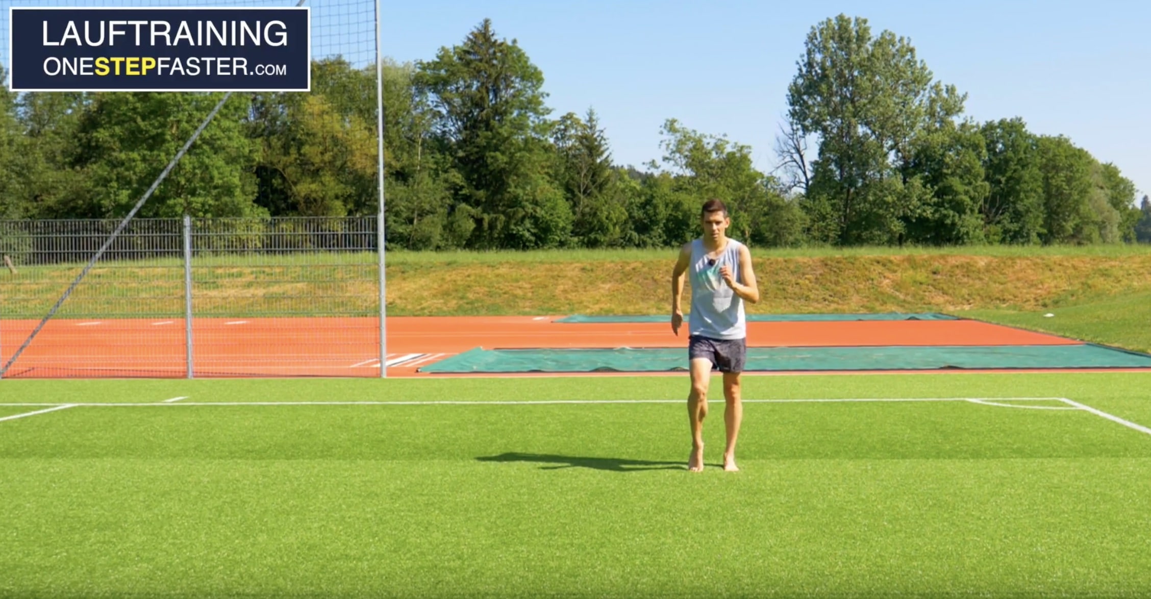 Lauf-ABC Fußgelenksarbeit Anleitung von vorne