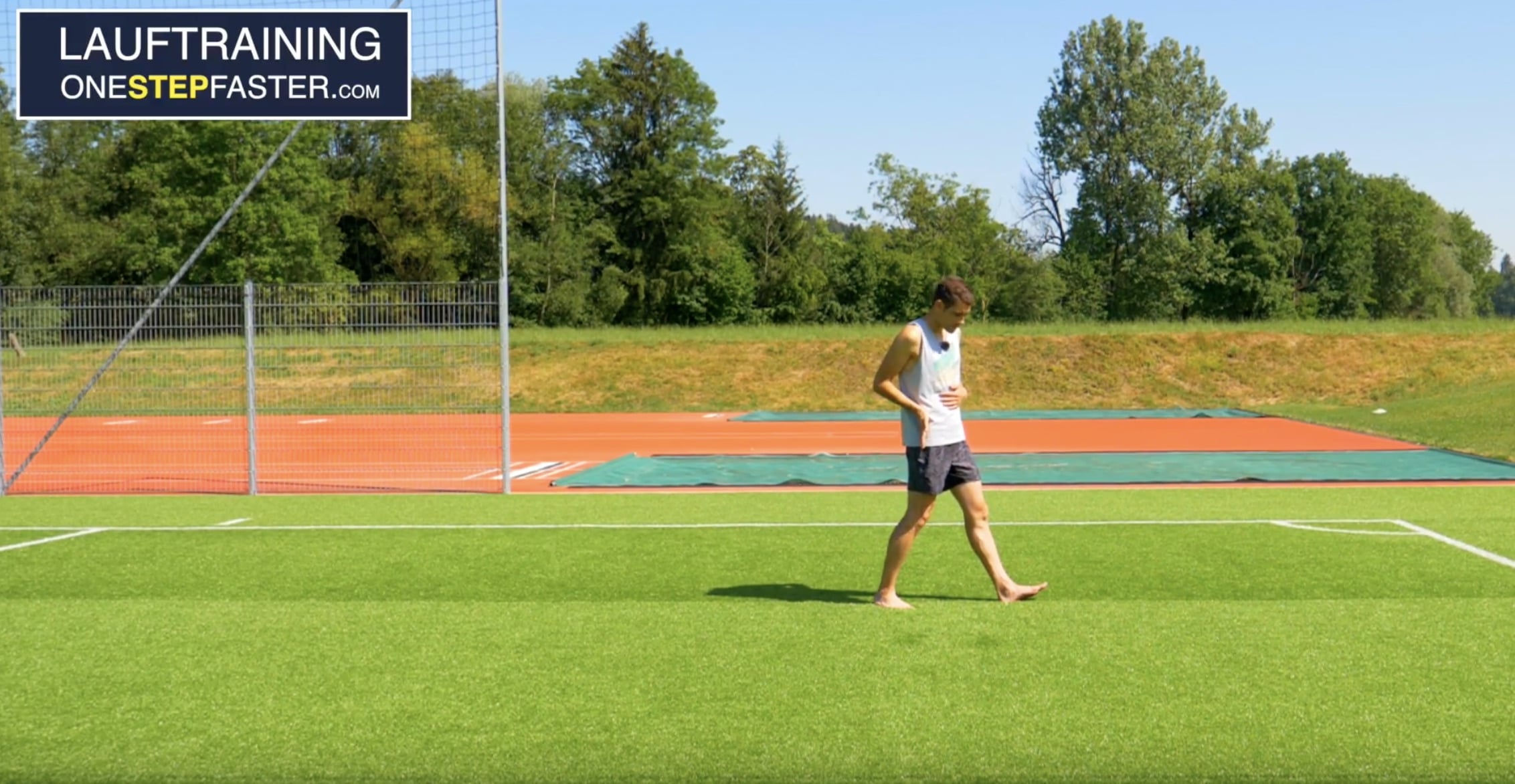 Lauf-Theorie: Alles was in Laufrichtung vor deiner Hüfte landet bremst dich ab