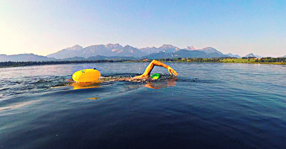 Beste Schwimmboje  für Triathlon und Schwimmen im see und im Meer