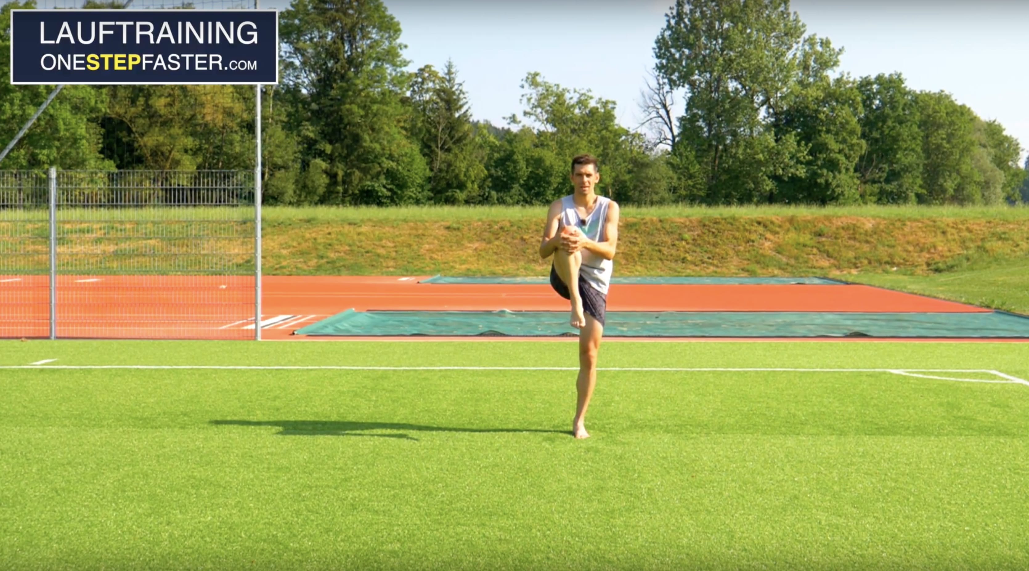 Dehnübung für Laufen und Joggen – Achillessehne