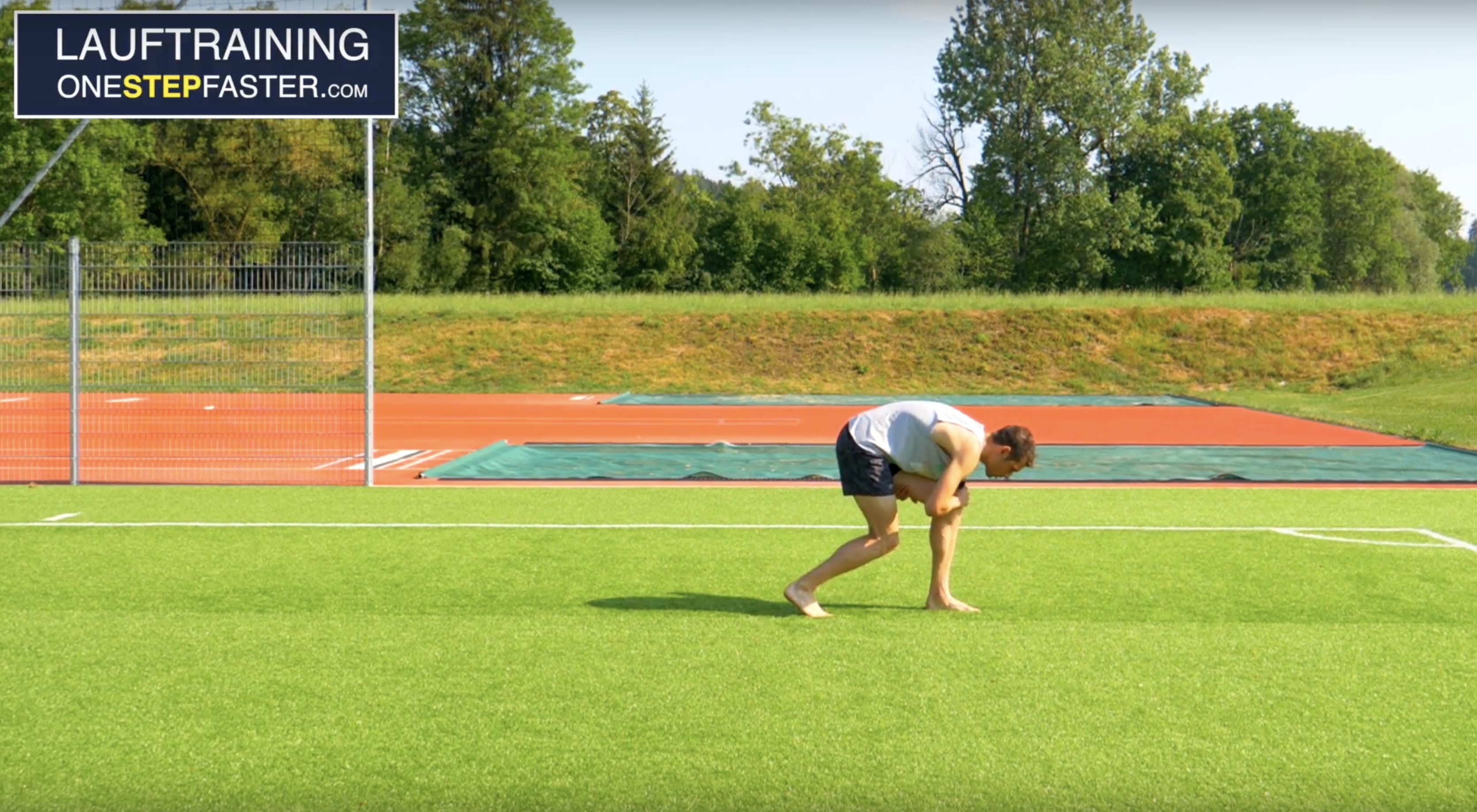 Dehnübung für Laufen und Joggen – Oberschenkelmuskulatur