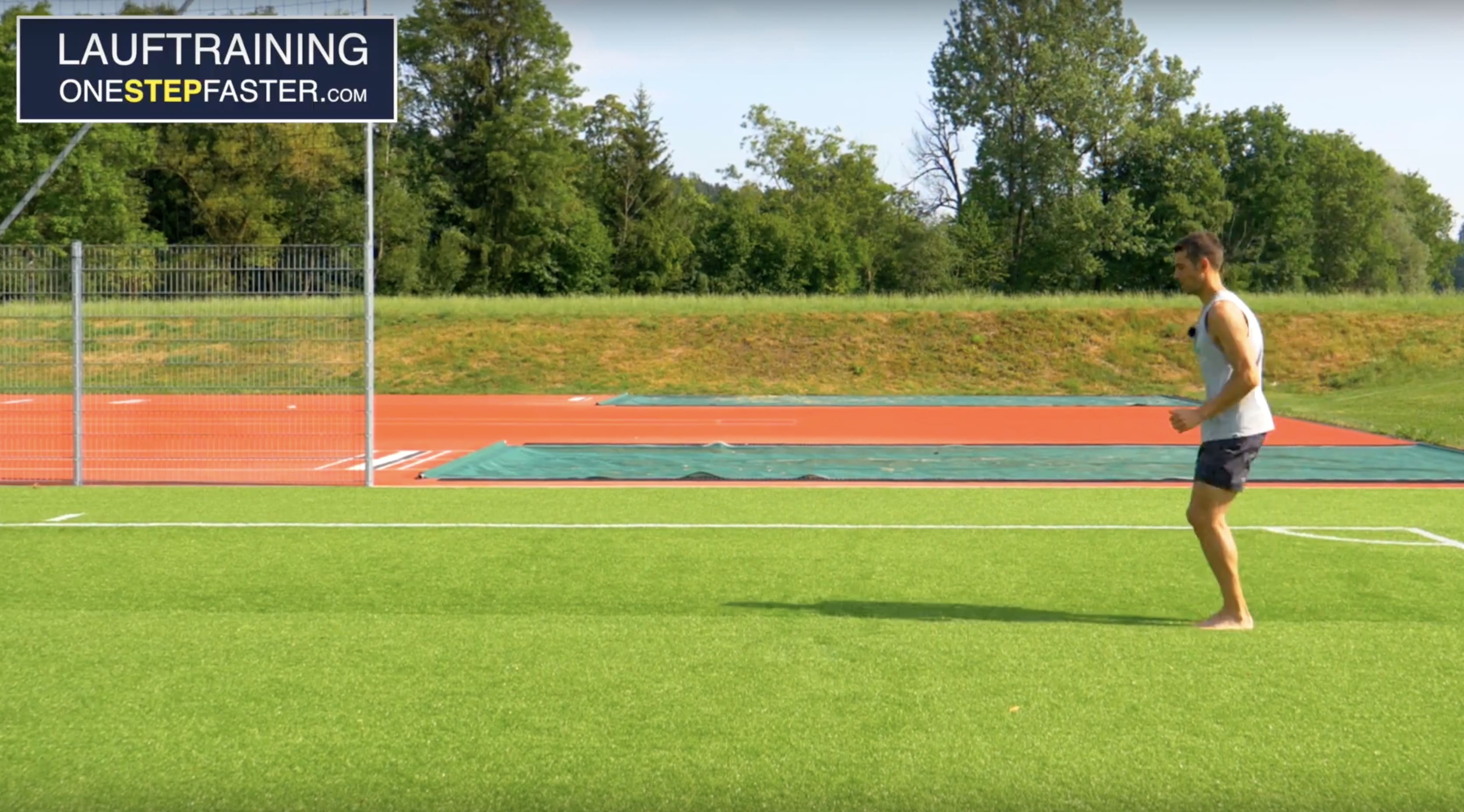 Lauftraining Prellsprünge im Lauf