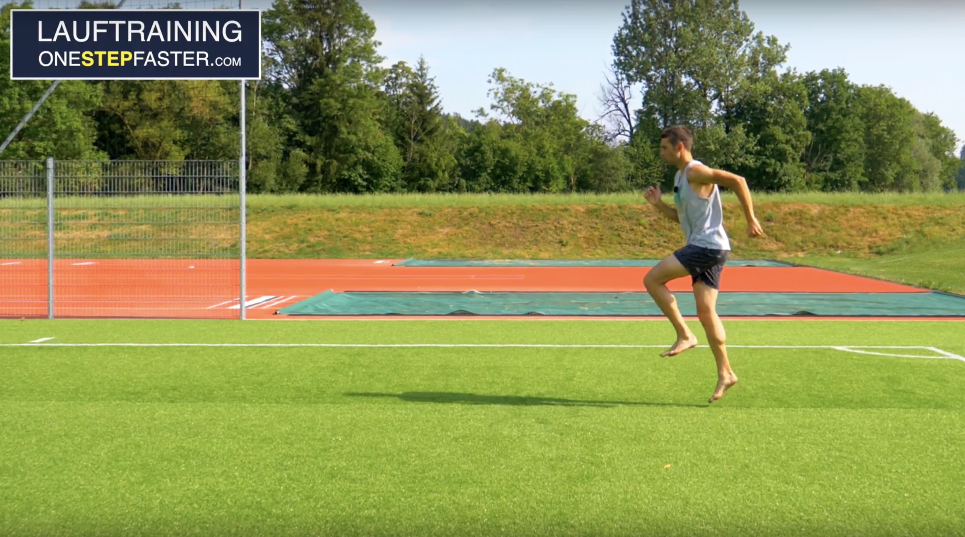 Prellsprünge Flugphase im Lauftechniktraining